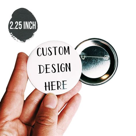 225 Inch Custom Button Custom Pins Personalized Buttons Etsy Canada