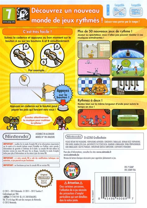 Rhythm Heaven Fever Wii Box Cover Art MobyGames