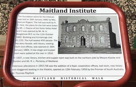 10 Information On The Sign Photo B Maitland Museum