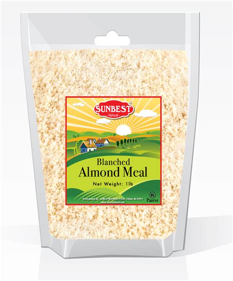Sunbest Natural Blanched Almond Flourmeal 1 Lb Gluten Free Extra