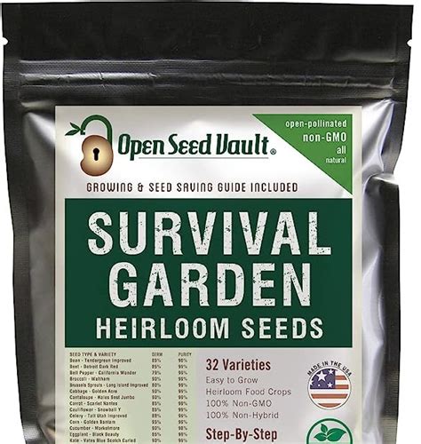 Open Seed Vault 15000 Heirloom Seeds Non Gmo Organic For Planting