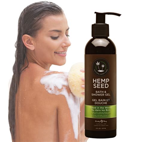 Hemp Seed Bath Shower Gel Naked In The Woods Shop Earthly Body