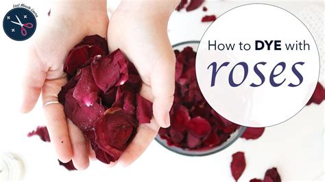 How To Make Flower Petal Dye