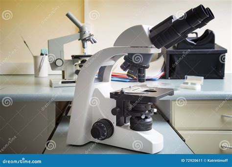 Laboratory Microscope Scientific And Healthcare Research Background