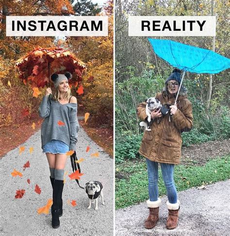 Artist Pokes Fun At Social Media With Her Instagram Vs Reality Photos Pics