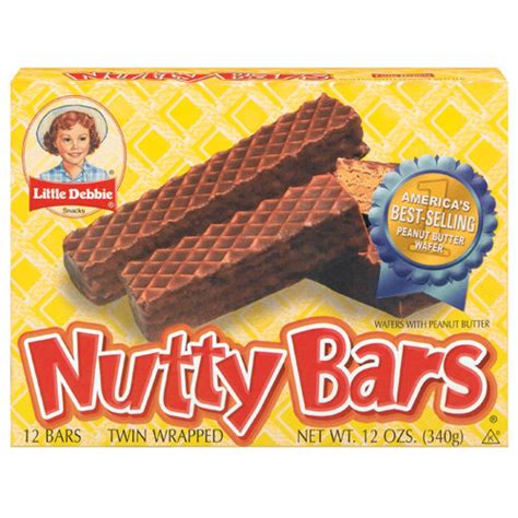 * nutter butter cookies 2 cookies = 140 calories * nutter butter wafers 5 patties = 170 calories nature valley biscuits: Little Debbie Wafers With Peanut Butter Nutty Bars, 12ct ...