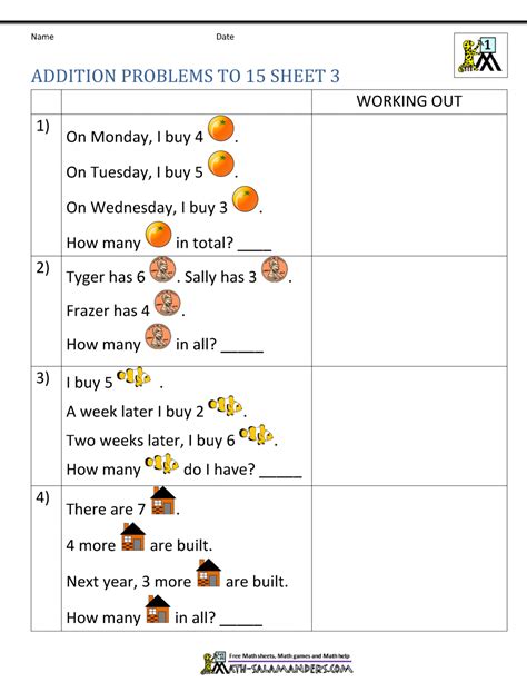 A word problem is a math problem written out as a short story or scenario. Subtraction Word Problems Worksheets For Grade 1 Pdf - Worksheets Download