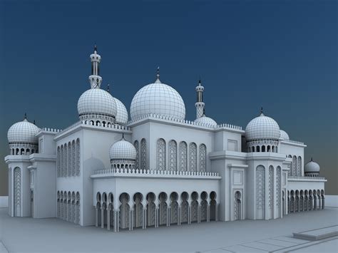 Mosque 3D Model Max CGTrader Com