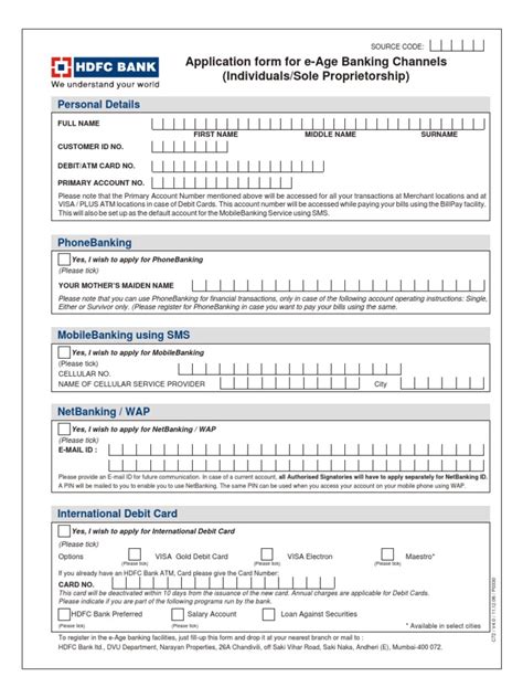 Hdfc Form A2 Fillable Printable Forms Free Online