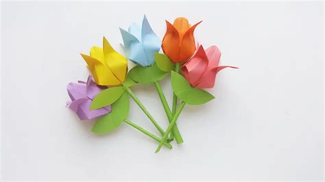 Origami Tulips 7 Steps With Pictures Instructables