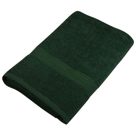 Product titlebetter homes and gardens thick and plush bath towel, green lily. 25" x 52" 100% Ring Spun Cotton Hunter Green Bath Towel 10 ...