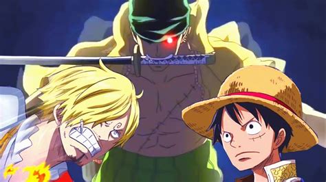 This One Piece Fan Art Portrays Luffy Zoro And Sanji In