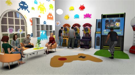 The Sims 4 Arcade Room Fanmade Pack ~ Cepzid Sims