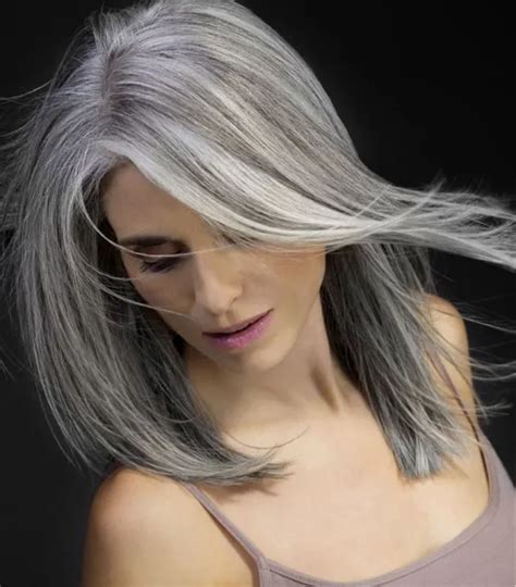 Gorgeous Gray Hair Styles To Inspire Your Next Chop Grey Hair With Bangs Grey Hair