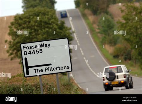 The Fosse Way In Leicestershire Britain Uk Stock Photo Alamy