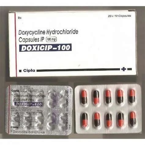 Doxicip Doxycycline 100mg Capsules At Rs 66stripe In Nagpur Id 23340916655