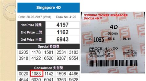 singapore 4d result