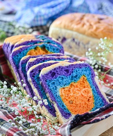 Mau buat roti tapi kehabisan ragi? Roti Pelangi & Roti Blueberi Brioche, Cantiknya... - RASA