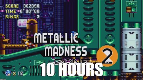 Sonic Mania Metallic Madness Zone Act 2 Extended 10 Hours Youtube