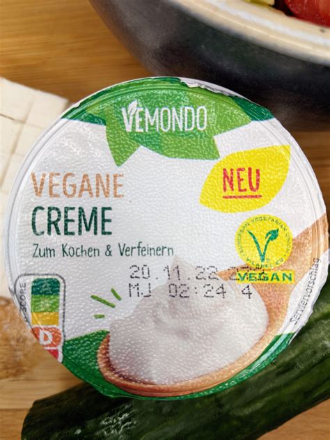 Vegane Creme von Vemondo Die vegane Creme Fraiche von Lidl