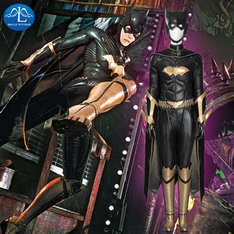 Manluyunxiao Batman Arkham Knight Batgirl Cosplay Costume Halloween