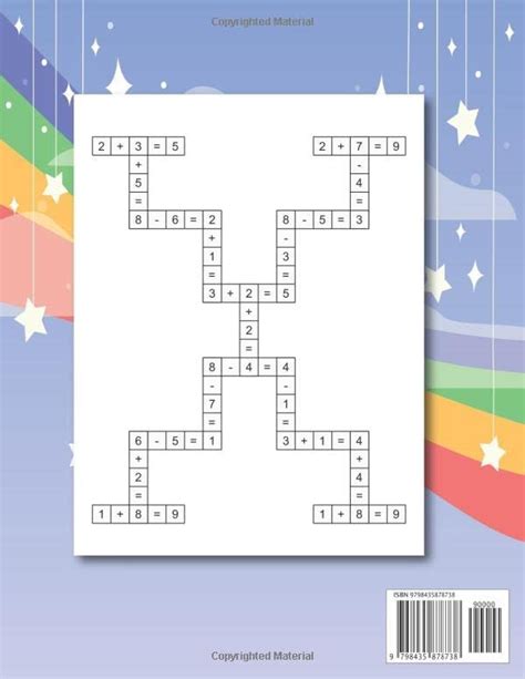 Arithmetic Crossword Puzzle A Basic Crossword Worksheets For Grade 1