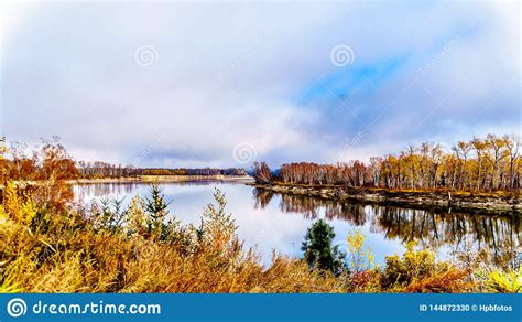 The North Thompson River In British Columbia Canada Stock Photo