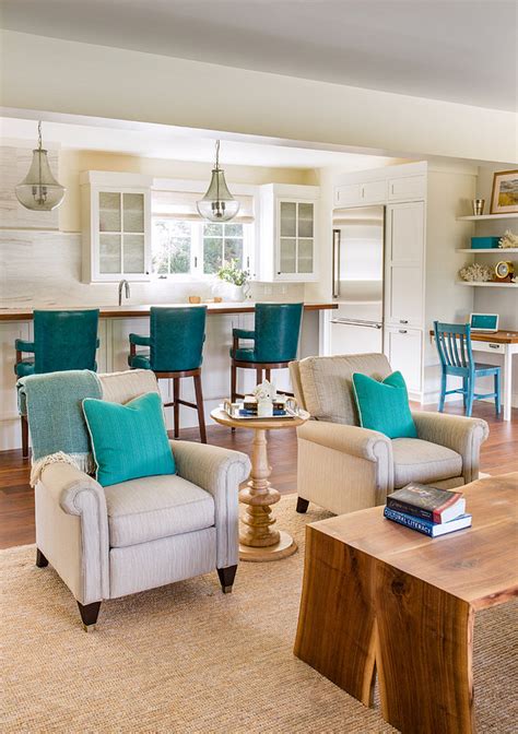 Turquoise living room paint colors ideas, also this awesome ideas can be adding into your bedroom and kitchen if you desire to make that in the brown and with turquoise is indeed the most stylish chic motivational decor green from a number of our living room decor bedroom decor and turquoise. Beach House with Neutral Interiors - Home Bunch Interior ...