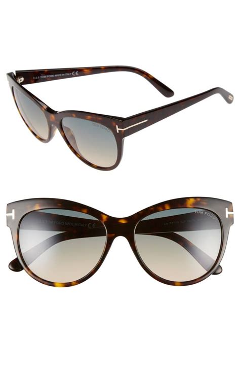 Tom Ford Lily 56mm Cat Eye Sunglasses Nordstrom