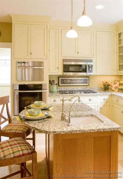 Do you think blue cottage kitchen cabinets appears nice? Traditional Antique White Kitchen Cabinets - Soft but a ...