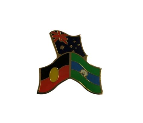Aboriginal Flag Australian And Torres Strait Islands Flag Badge Hat Pin