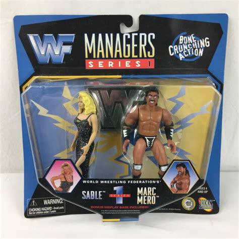 1997 Wwf Managers Series 1 Sable And Marc Mero 2 Pack From Jakks