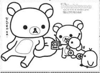 Sanrio bonbonribbon coloring book a5 size 32page japan. dibujos+para+colorear+rilakkuma+con+radio.jpg (320×233 ...