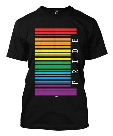 Gay Pride Barcode Lgbtq Support Parade S T Shirt Stellanovelty