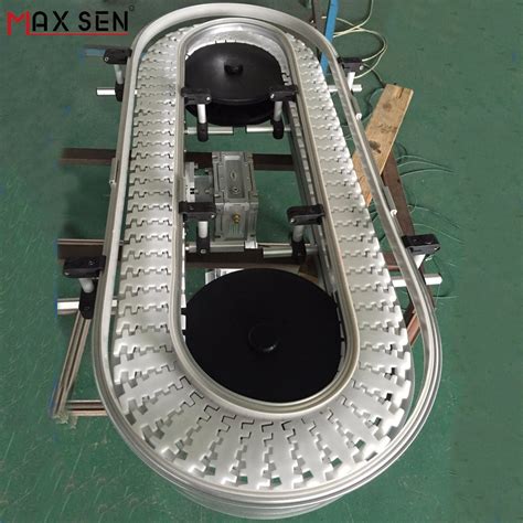 China Conveyor Belt Systemwhite Plastic Flexible Chain System China