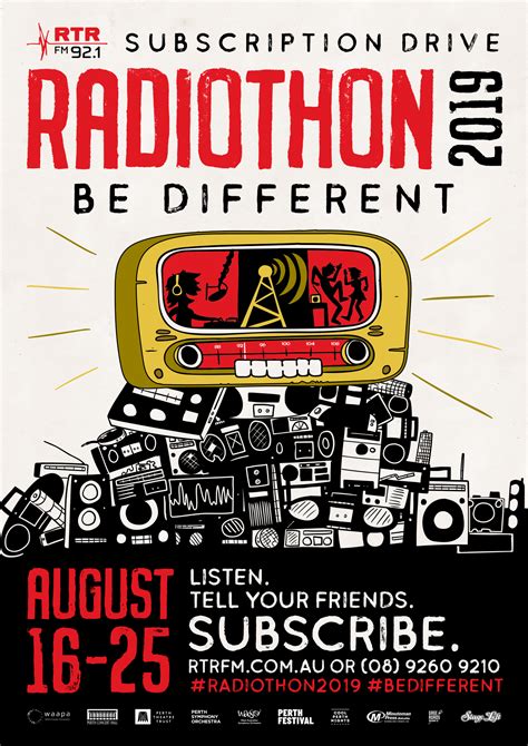 Radiothon 2019 Be Different Rtrfm The Sound Alternative
