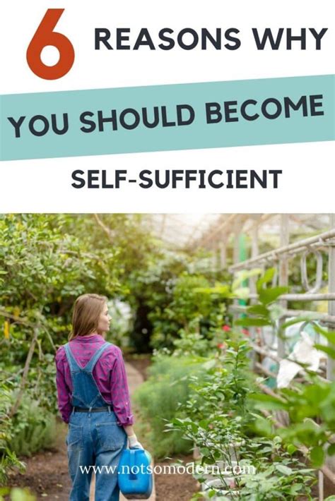 6 Reasons To Become More Self Sufficient