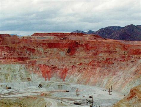 Open Pit Mine Cananea In Sonora One Of The Largest Open Pit Copper