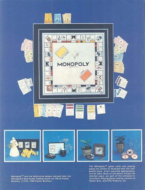 Find a wide selection of your favorite as seen on tv products at stoneberry! MONOPOLY Board in Counted Cross Stitch Charted Pattern