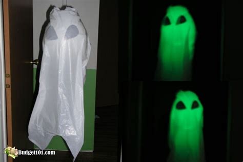 Frugal Halloween Decor Glowing Ghosts And Aliens Homemade Halloween Decor