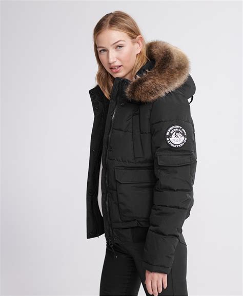 Find great deals on womens black bomber jackets at kohl's today! Womens - Ella Everest Bomber Jacket in Black | Superdry