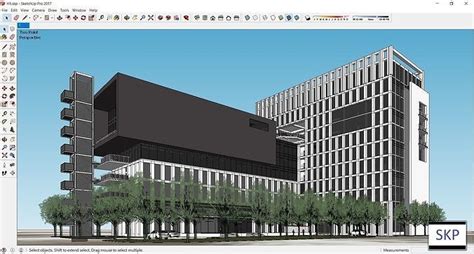 Sketchup Office Building H5 3d Model Cgtrader