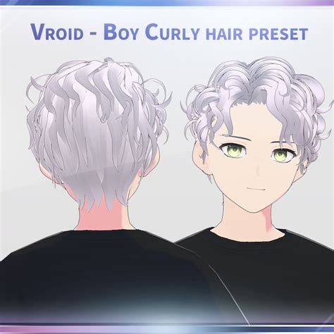 Vroid Male Hair Presets Etsy Singapore