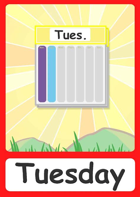 Days Of The Week Flashcards Free Printable Flashcards And Posters