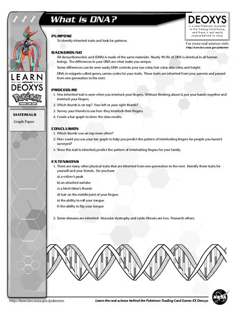 Download the dna and inheritance facts & worksheets. 13 Best Images of 12.2 The Structure Of DNA Worksheet Answers - DNA Structure Worksheet Answers ...