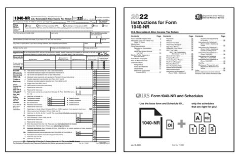 2022 1040 Nr Form And Instructions 1040nr