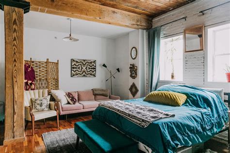 Get The Look In 7 Pieces A Boho Industrial Loft Apartment Therapy