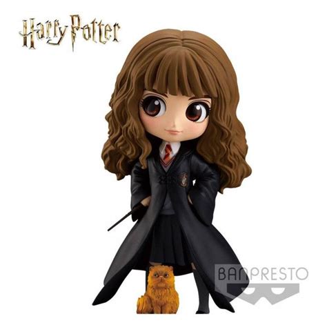 Q Posket Hermione Granger With Crookshanks Figure Harry Potter Figure Banpresto