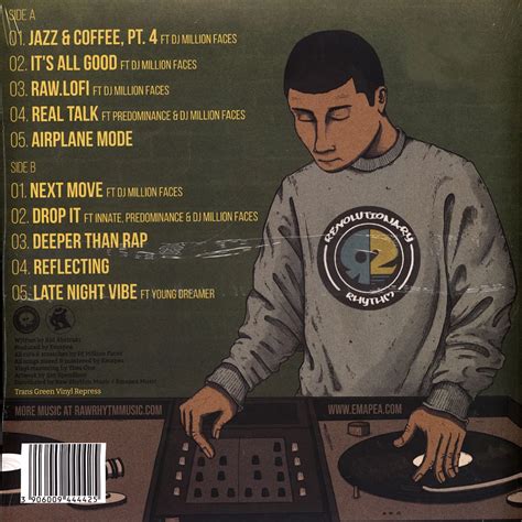 Kid Abstrakt And Emapea Jazzy Vibes Green Vinyl Edition Vinyl Lp
