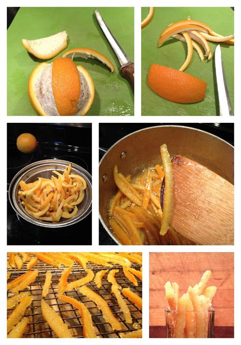 Navel Orange Peels Three Ways Candied Dried And As Extract Frugal
